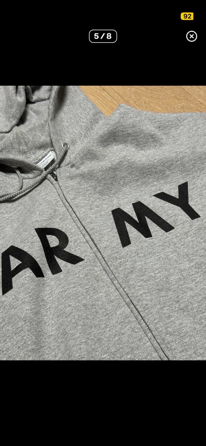 00s 빈티지 ARMY 후드집업 Champion 상품이미지5