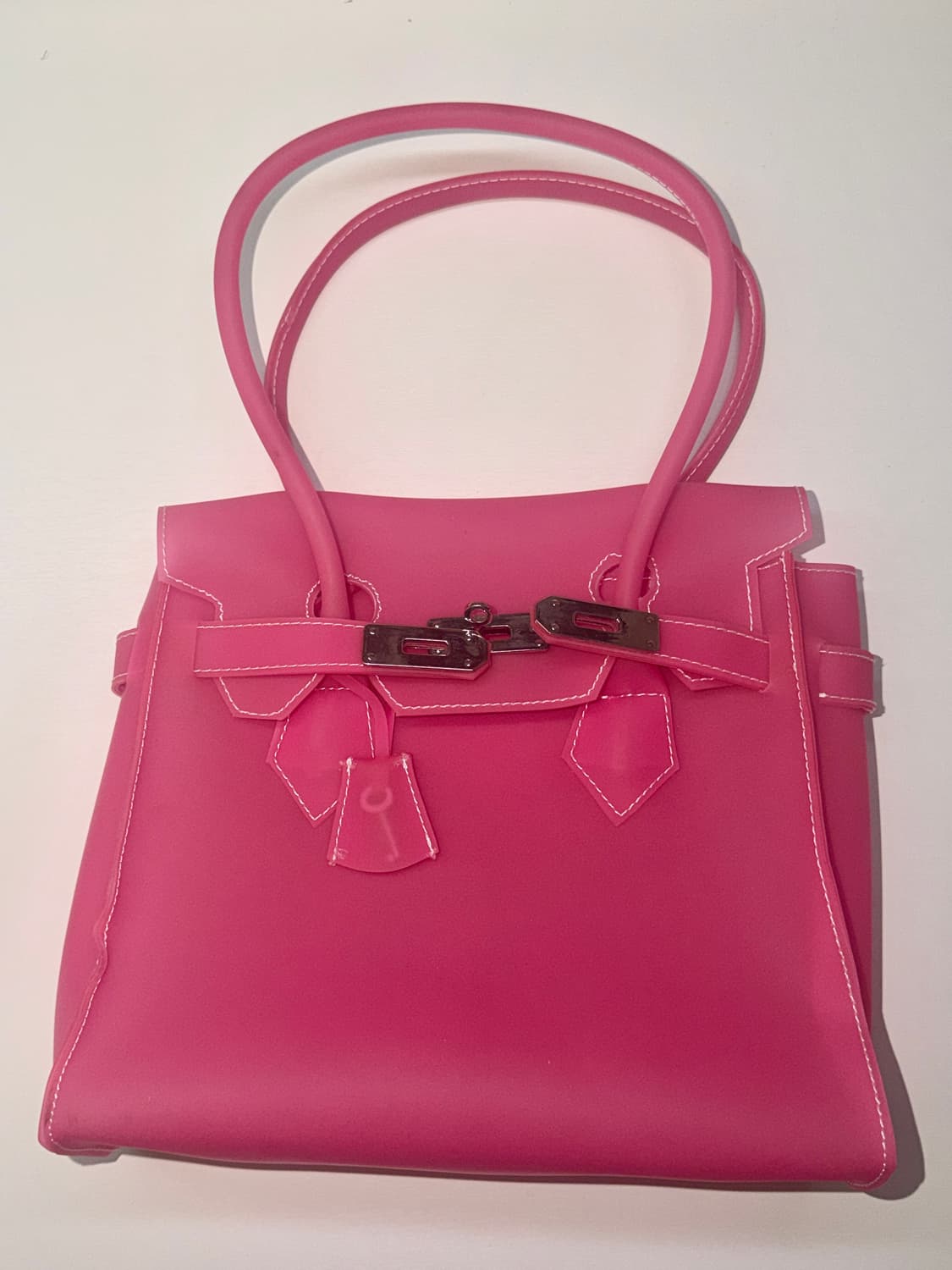 키키 핑크 젤리 버킨 퍼킨백 jelly firkin 상품이미지3