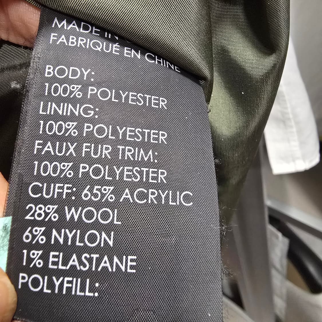 클럽모나코 후드패딩 / 카키 / M 상품이미지9