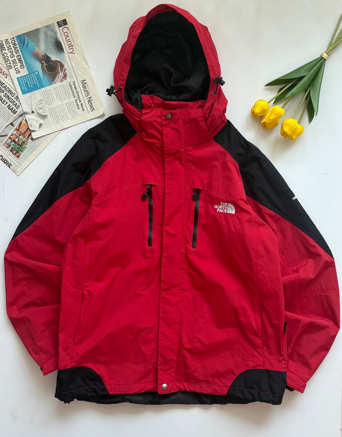 노스페이스 고어텍스 레드 바람막이 상품이미지2