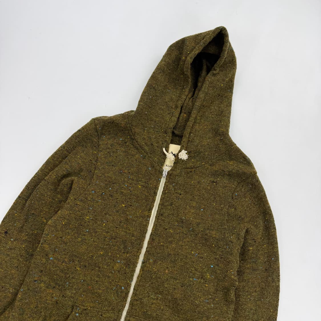 klasica 울 니트 후드집업 상품이미지2