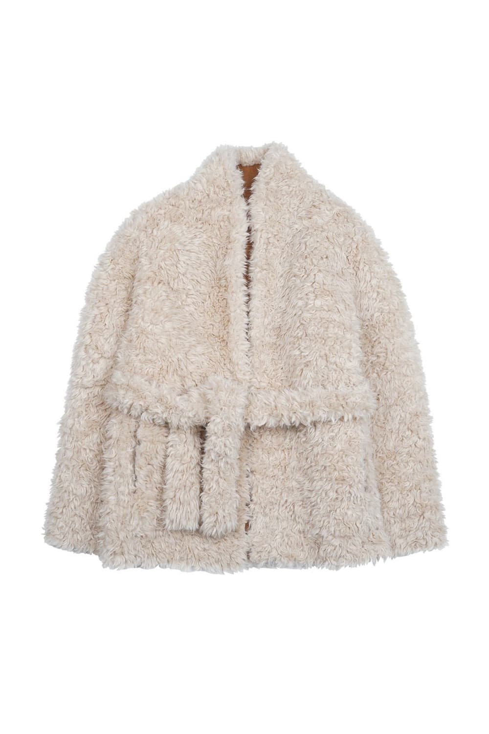 포허 퍼자켓 베이지 상품이미지1