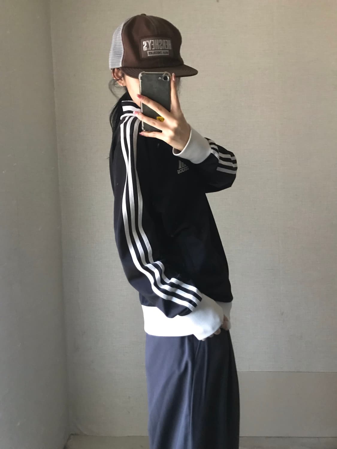 아디다스 블랙 스트라이프 져지 상품이미지4