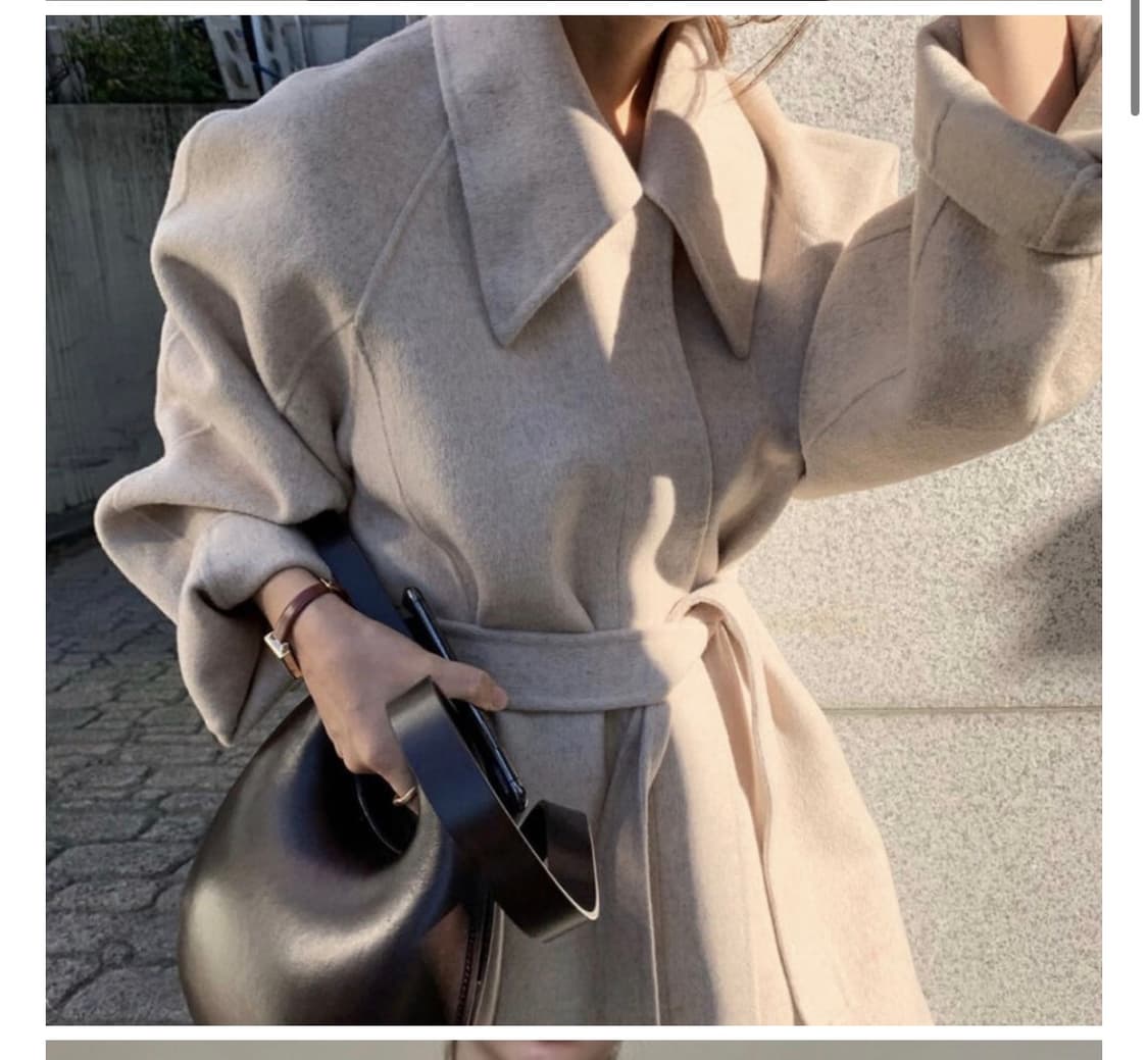 런던플랏 르메르 핸드메이드 울 코트 상품이미지1