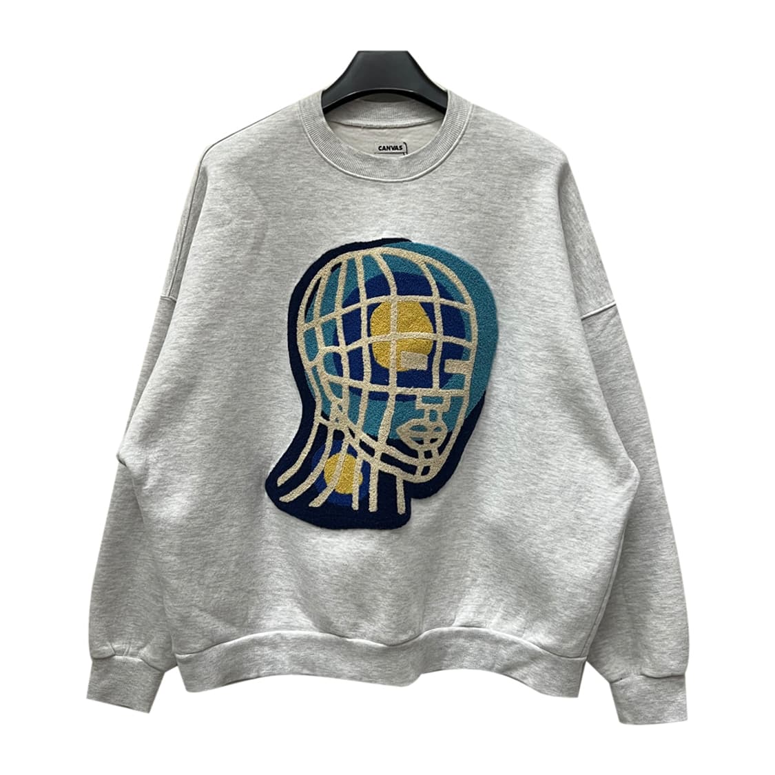 VTG CANVAS 그래픽 자수 오버핏 맨투맨 FREE 상품이미지1