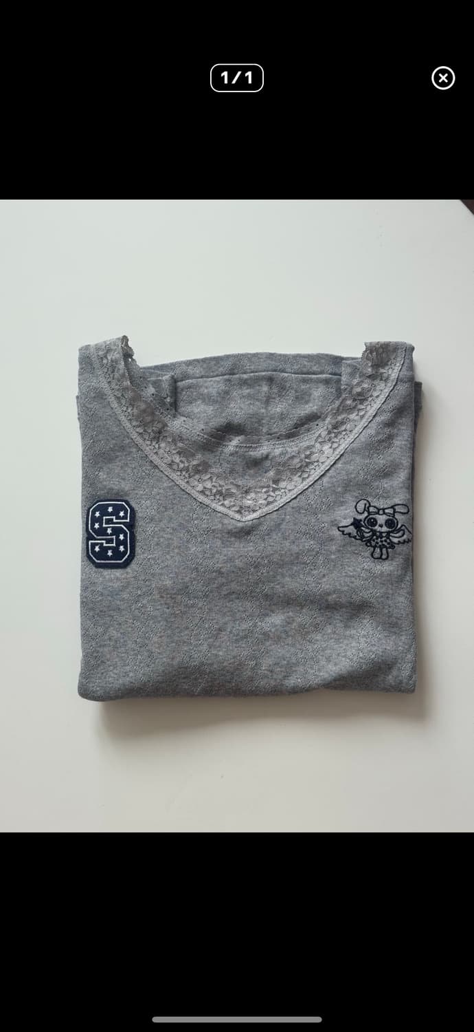 샬롬클럽 레이스탑 그레이 상품이미지3