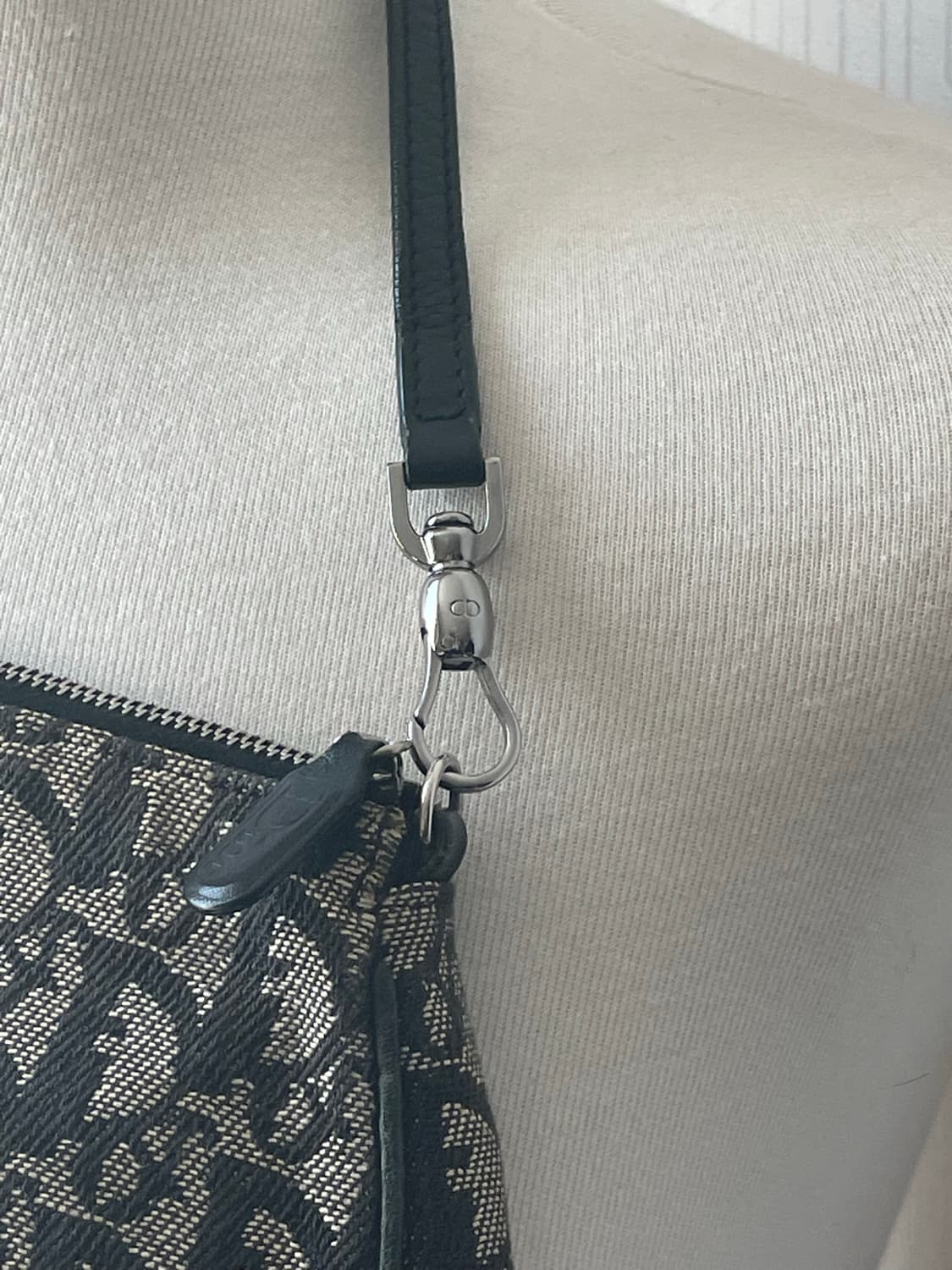 빈티지 디올 새들 파우치백 상품이미지5