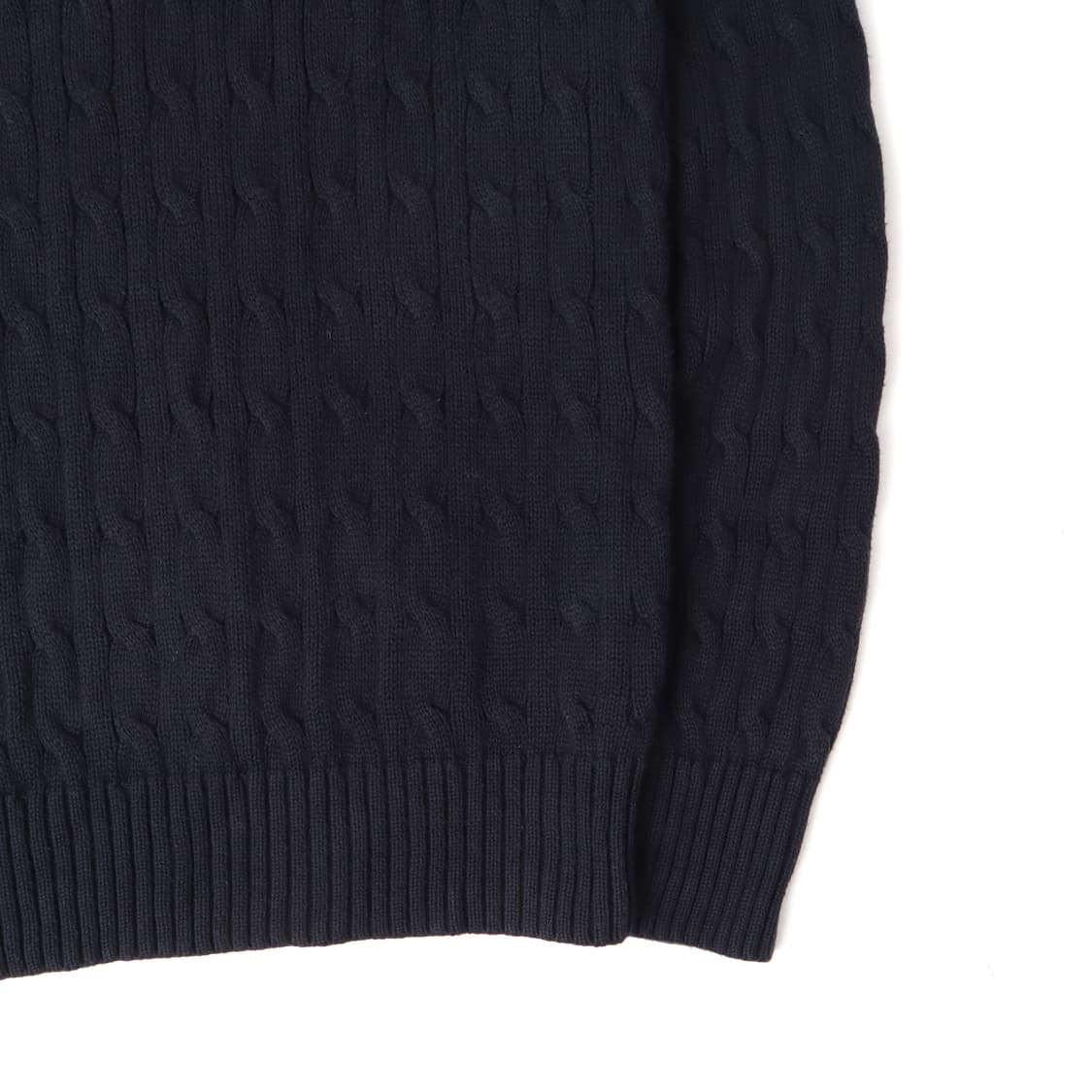 폴로 랄프로렌 다크네이비 코튼 케이블 니트 상품이미지4