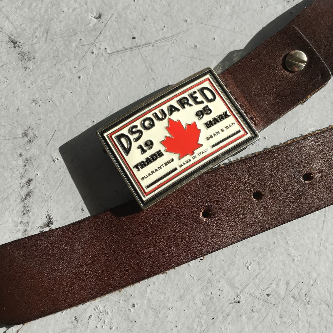 Made In ITALY  Dsquared2 Leather Belt 상품이미지2