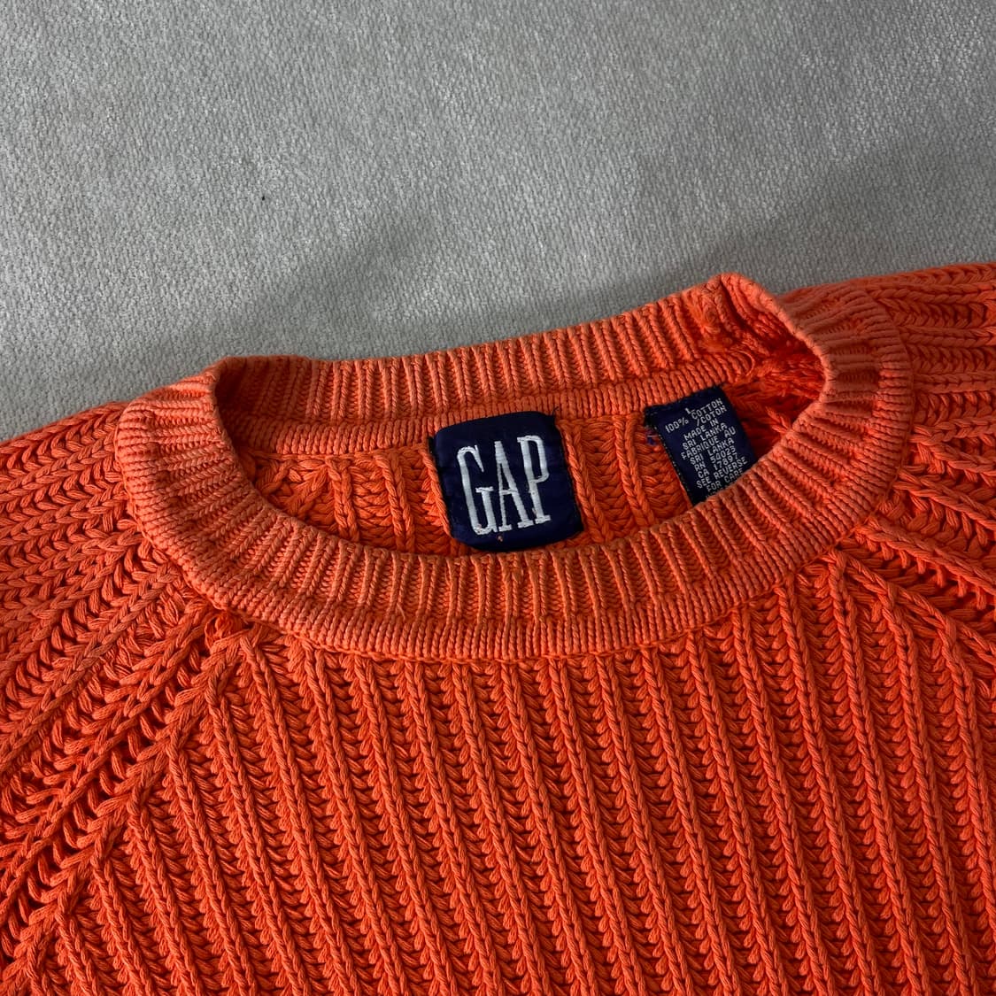 105 갭 90s 올드스쿨 코튼 니트  상품이미지2