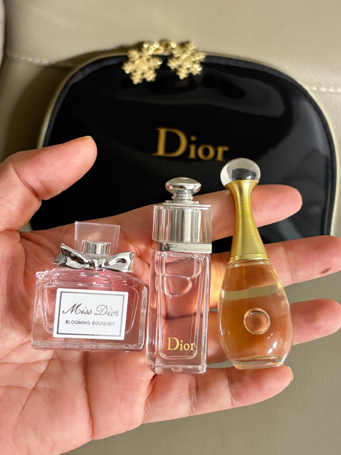 디올 미니 향수 3종 +파우치 세트 상품이미지2