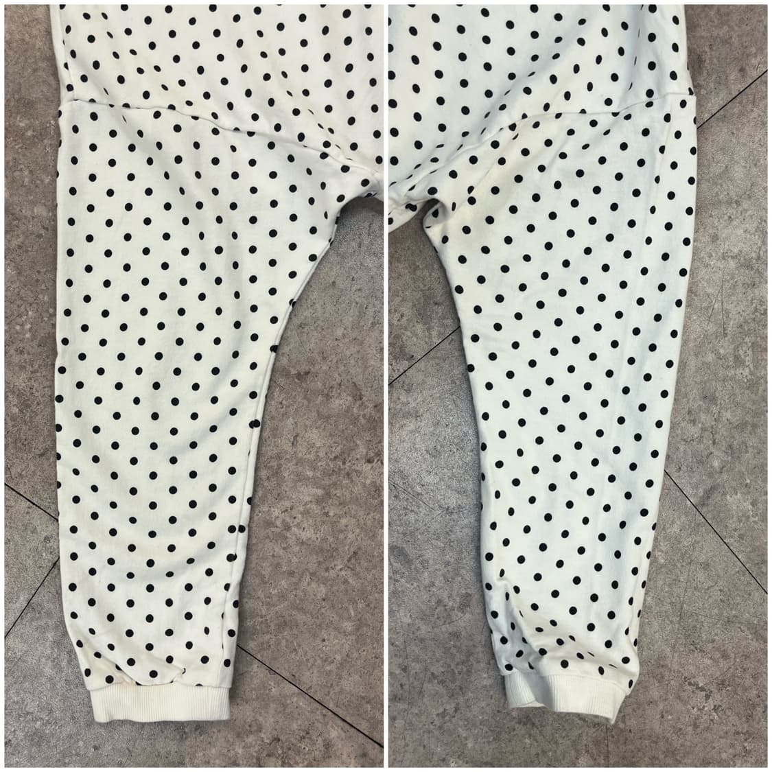 코데즈컴바인 도트 후드집업 화이트 85 #csz3972 상품이미지9