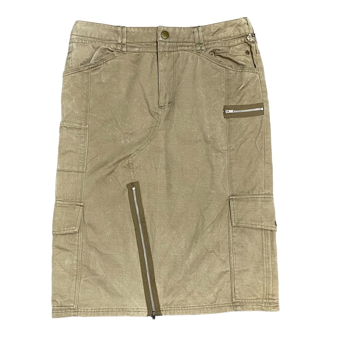 abbieannia 워싱 카고 스커트 상품이미지1