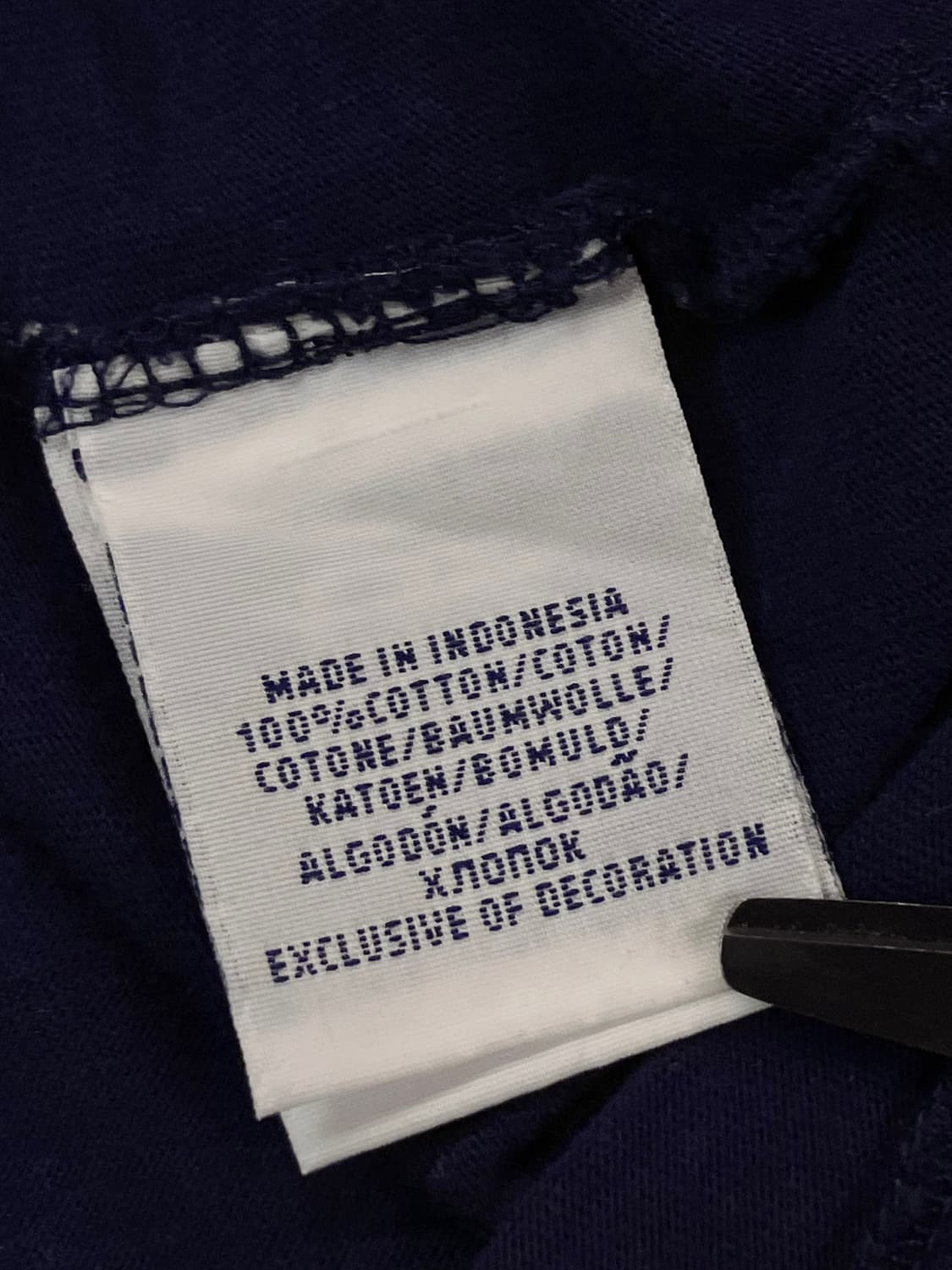 폴로 랄프로렌 브이넥 반팔 티셔츠 네이비 S #csz3884  상품이미지6