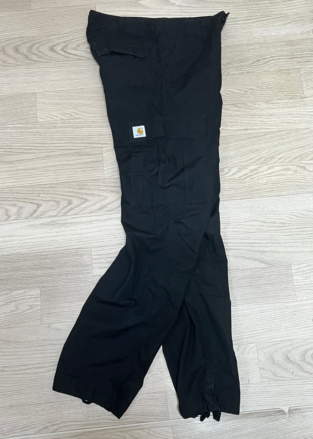 칼하트 블랙 카고 바지 상품이미지1