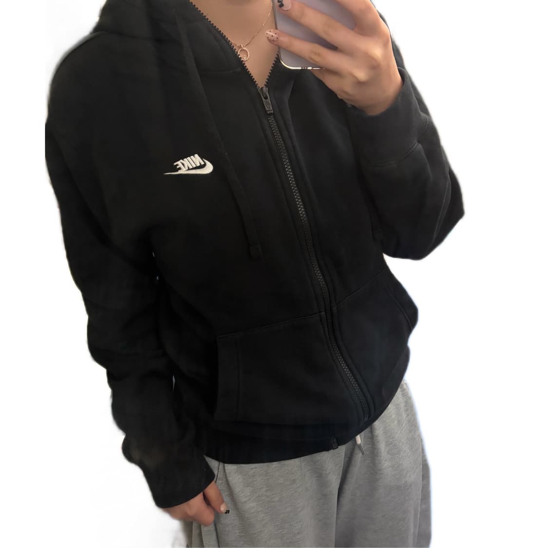 🖤나이키 스우시 스몰로고 블랙 후드집업🖤 상품이미지1