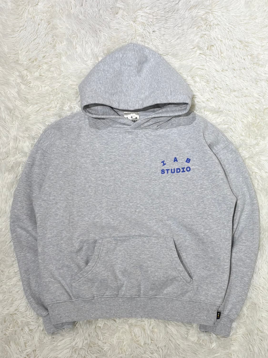 아이앱스튜디오 그레이 빅로고 후드 상품이미지4