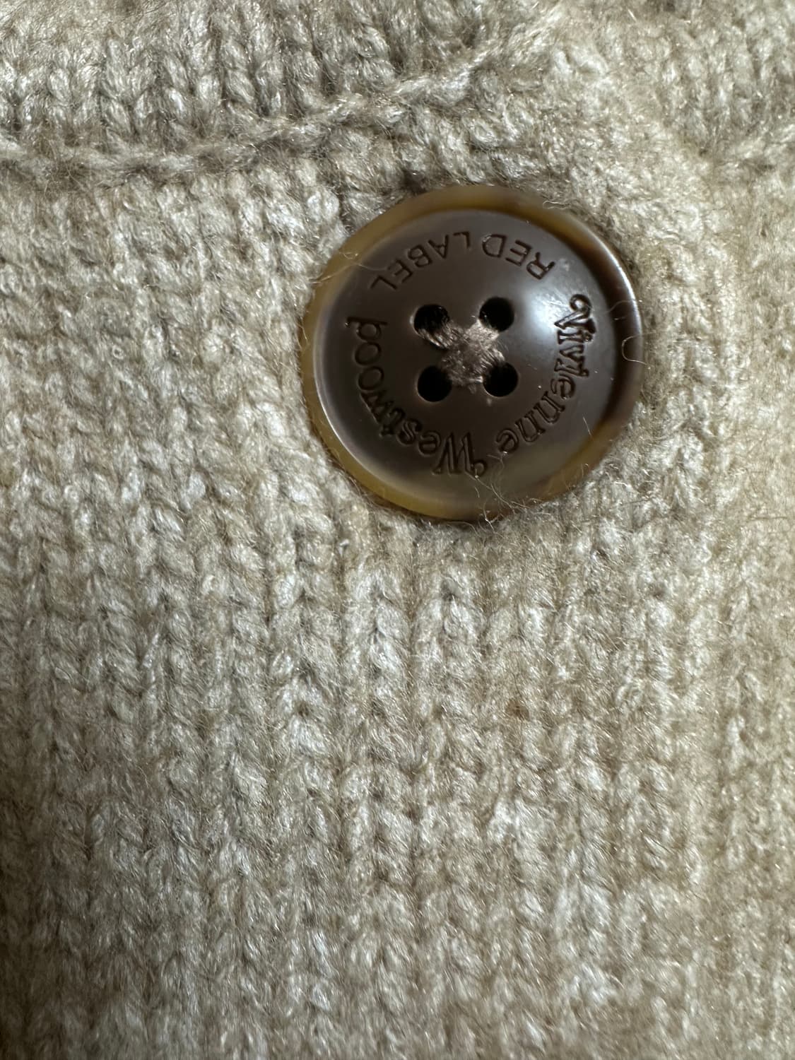 비비안웨스트우드일본판레드라벨 울 가디건&목도리세트남여공용 정품 상품이미지7