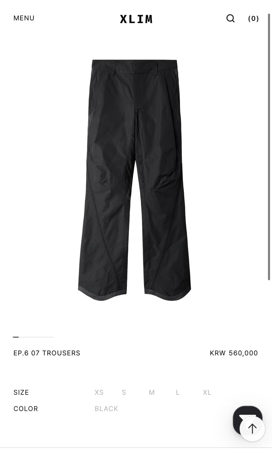Xlim ep6 07 trouser 상품이미지1