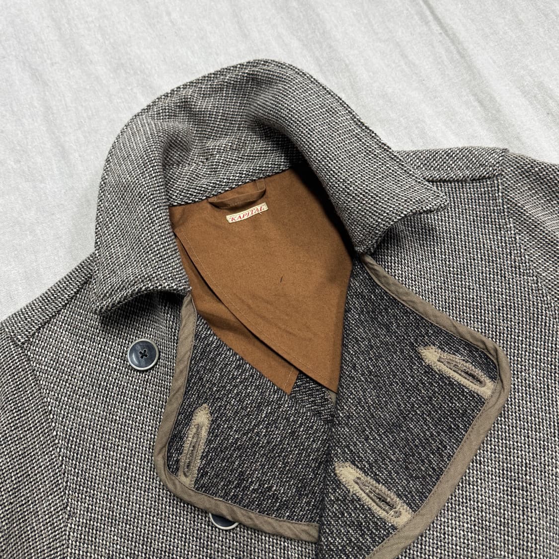 캐피탈 og 밀리터리 울 더블 자켓 2(100) 상품이미지5