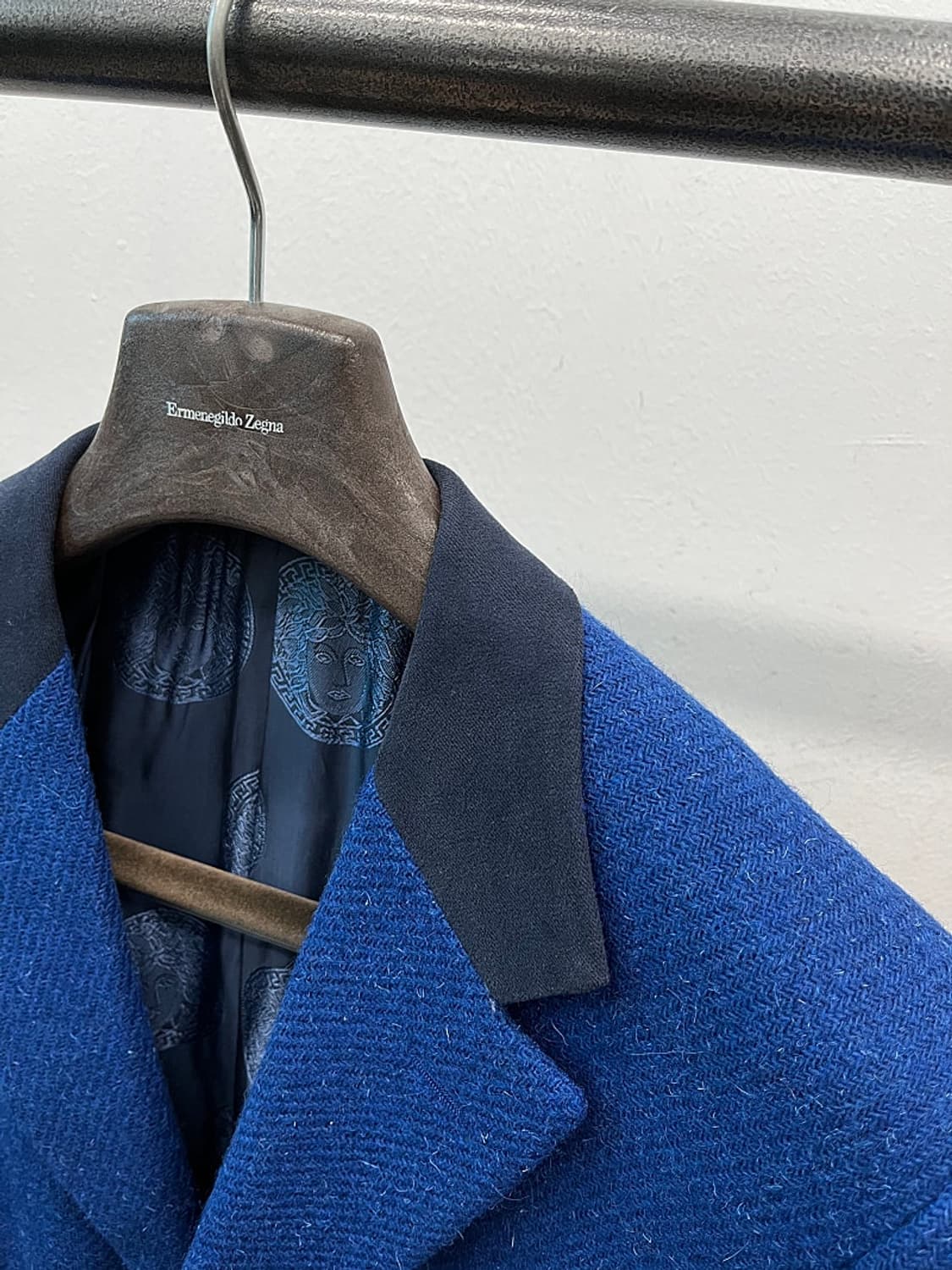 105) 베르사체 료얄블루 울코트  상품이미지4