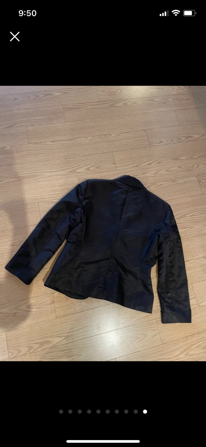 [시착만] 프라다원단 자라 블랙 블레이저 S - 가벼운 방수, 상품이미지9