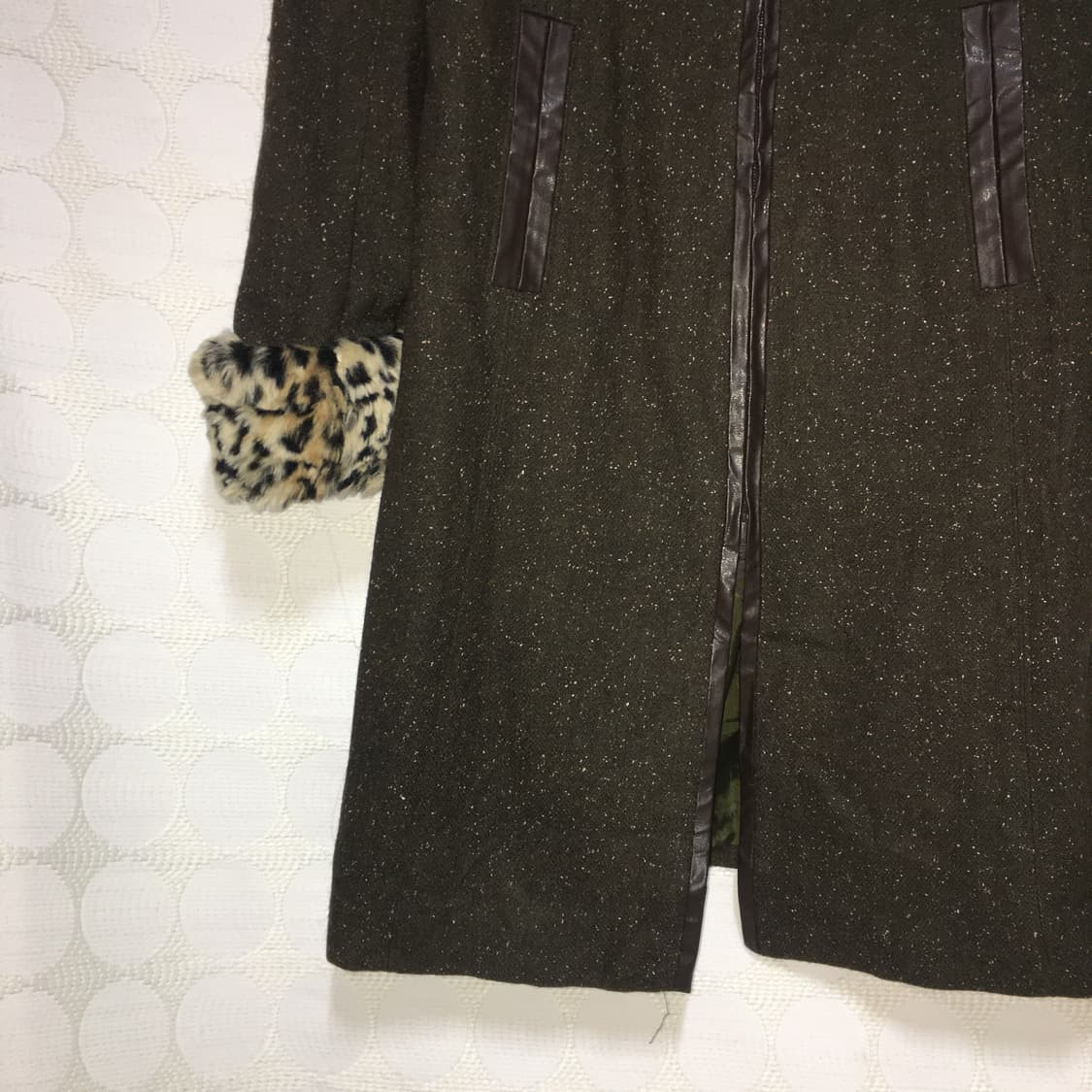 vintage레오파드 코트 상품이미지5