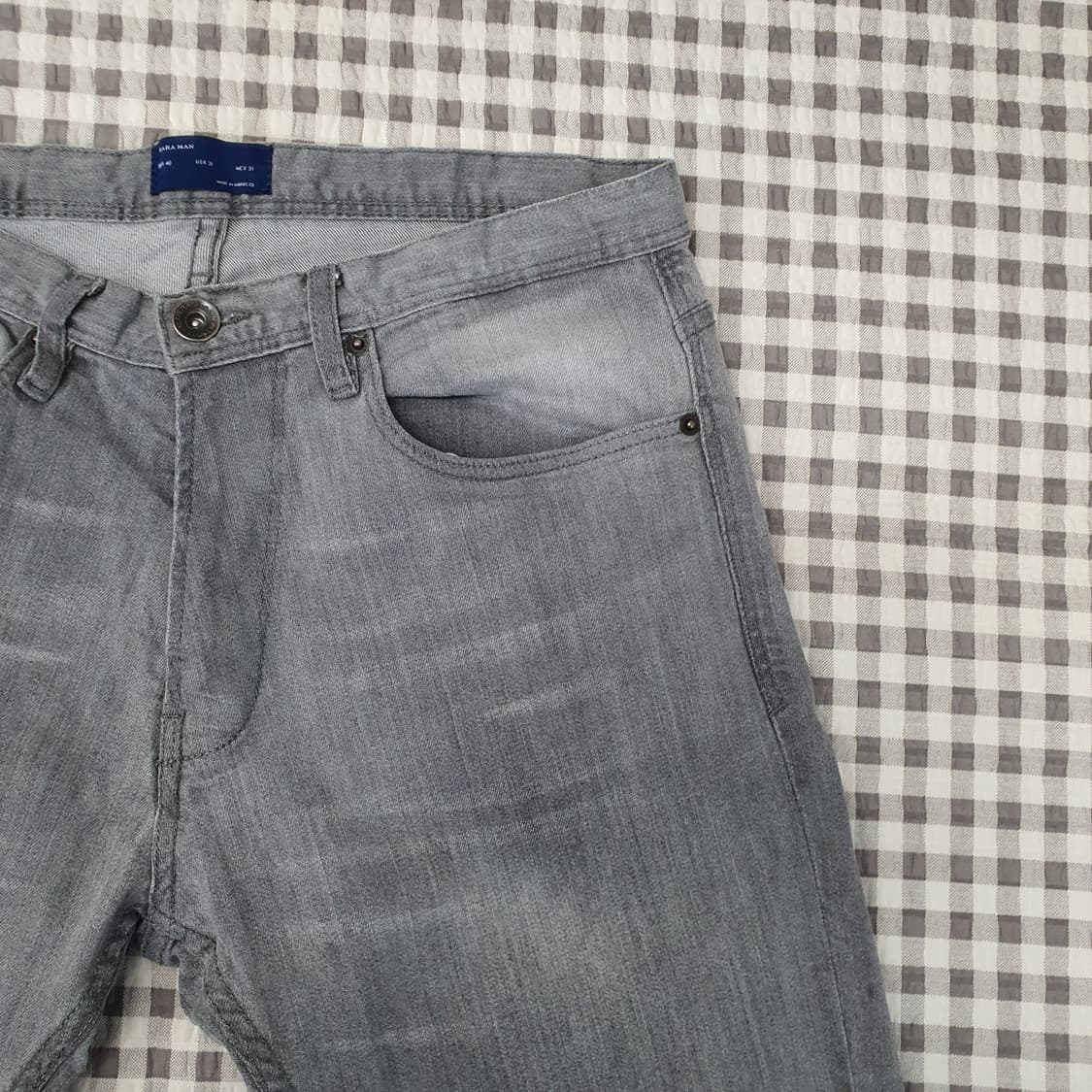 자라 스키니핏 데님 청바지 남자30 상품이미지3