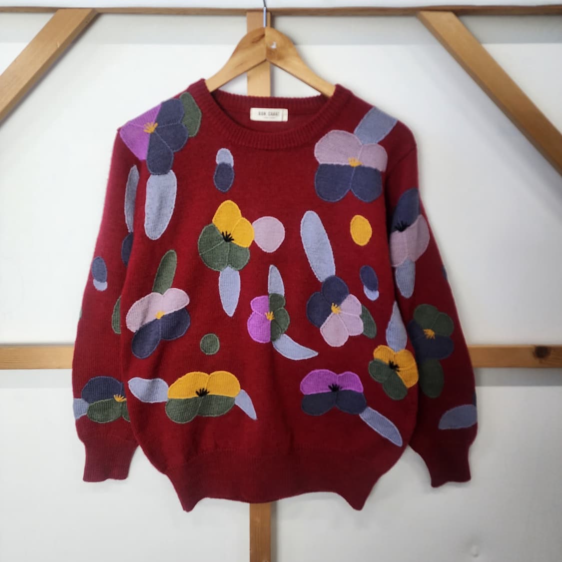 핸드메이드 플라워 니트 상품이미지1