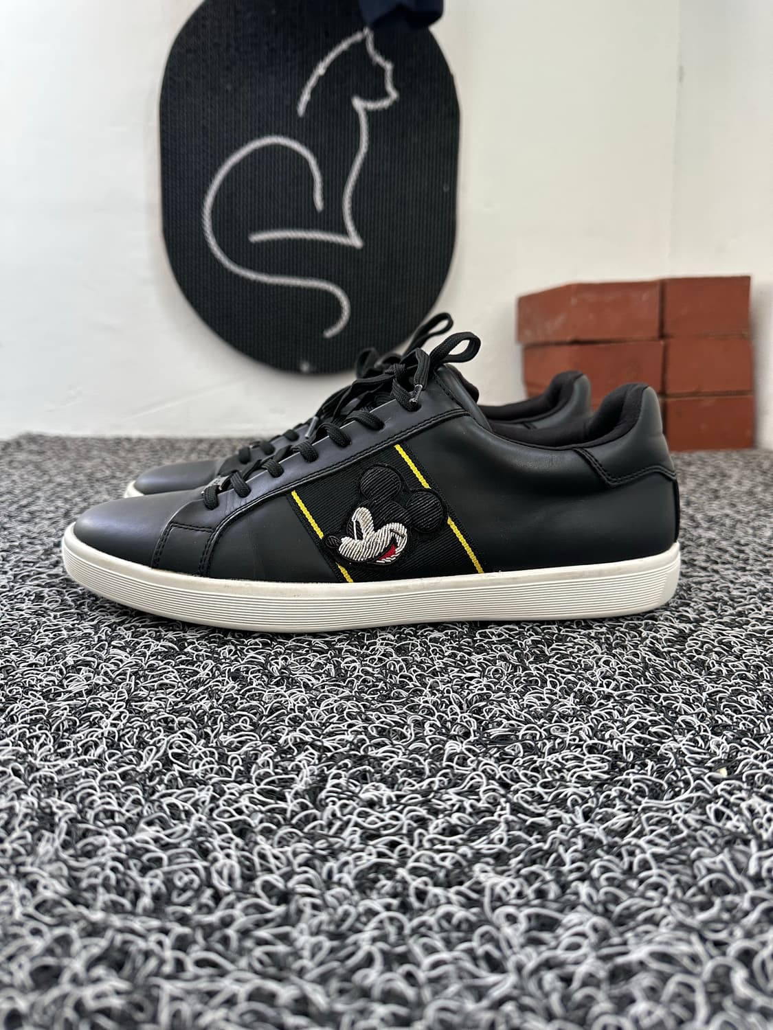 알도 디즈니 미키마우스 스니커즈 블랙 260mm 상품이미지2