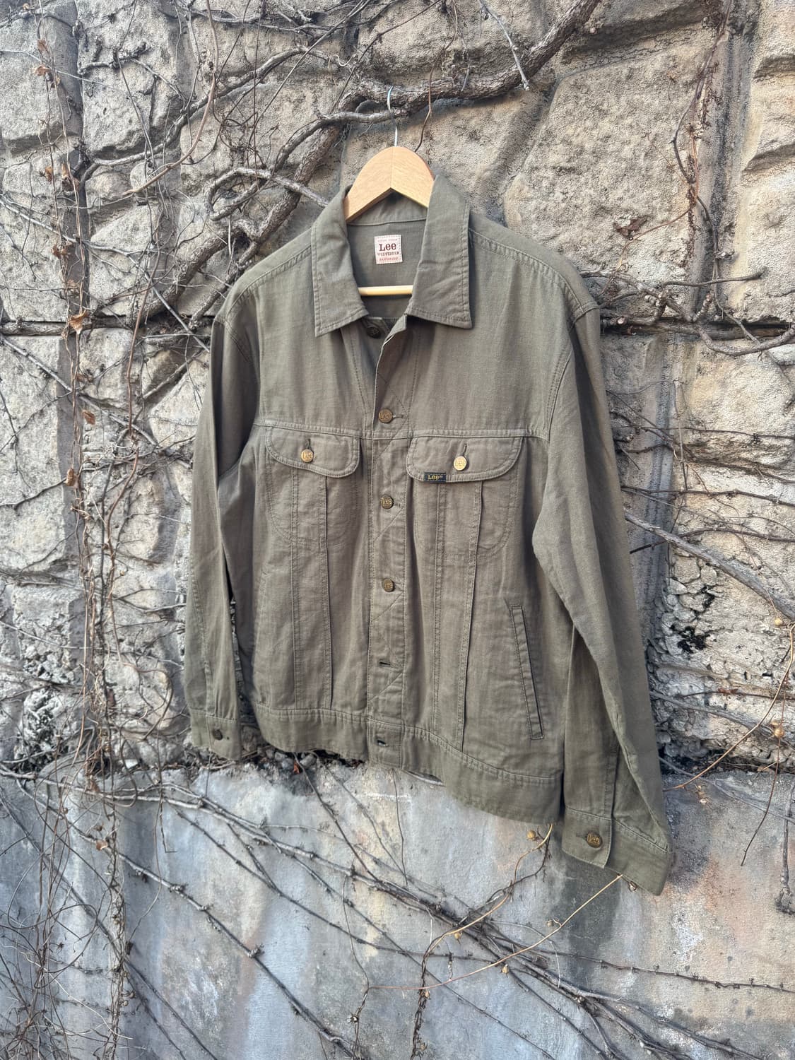 Lee 제팬 빈티지 웨스턴 복각 220j hbt 트러커 자켓 L 상품이미지3