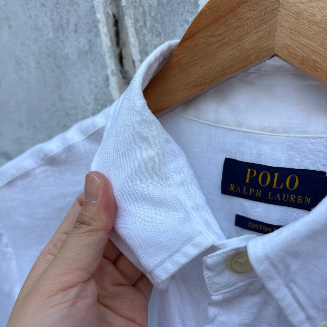 Polo 폴로 흰색 린넨 셔츠 상품이미지5