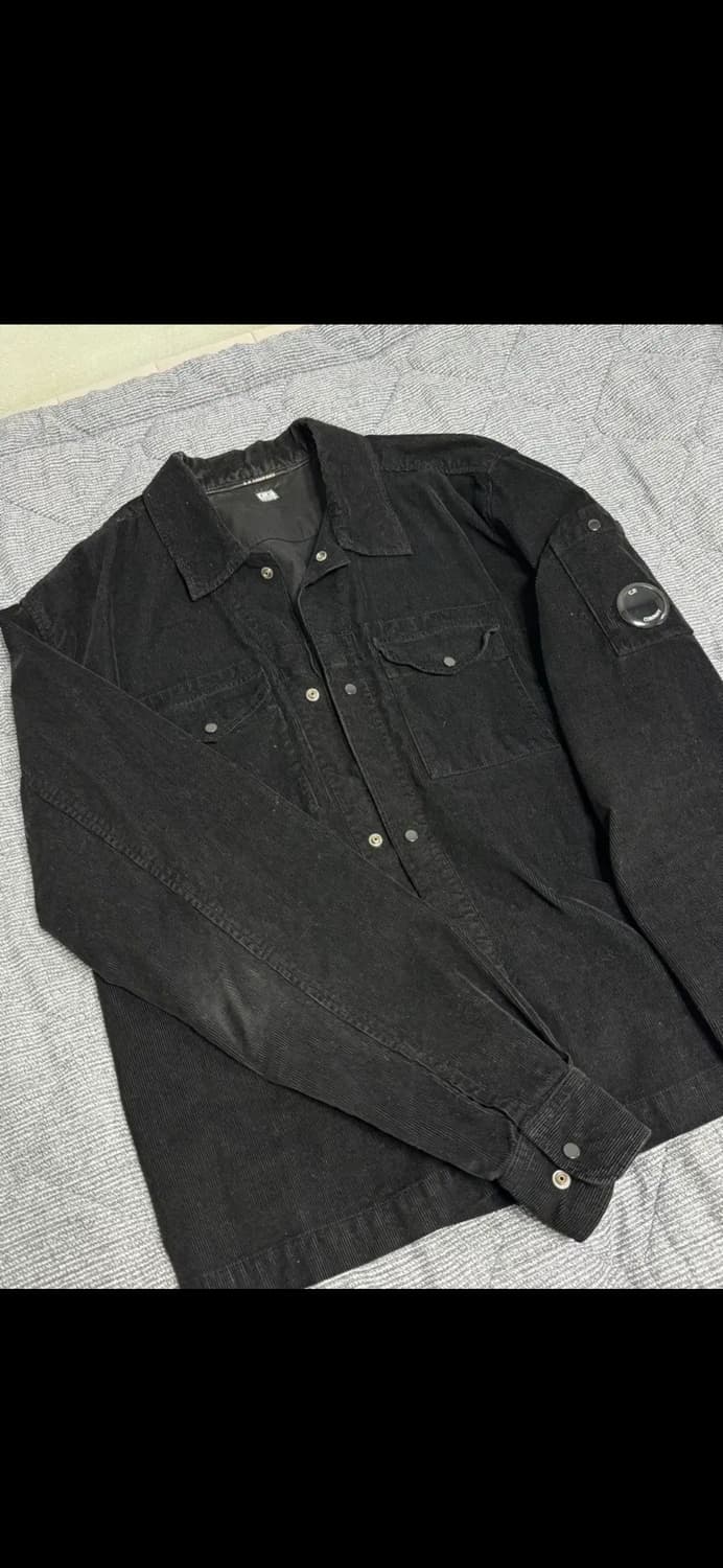CP컴퍼니 블랙 코듀로이 셔츠 자켓 상품이미지1