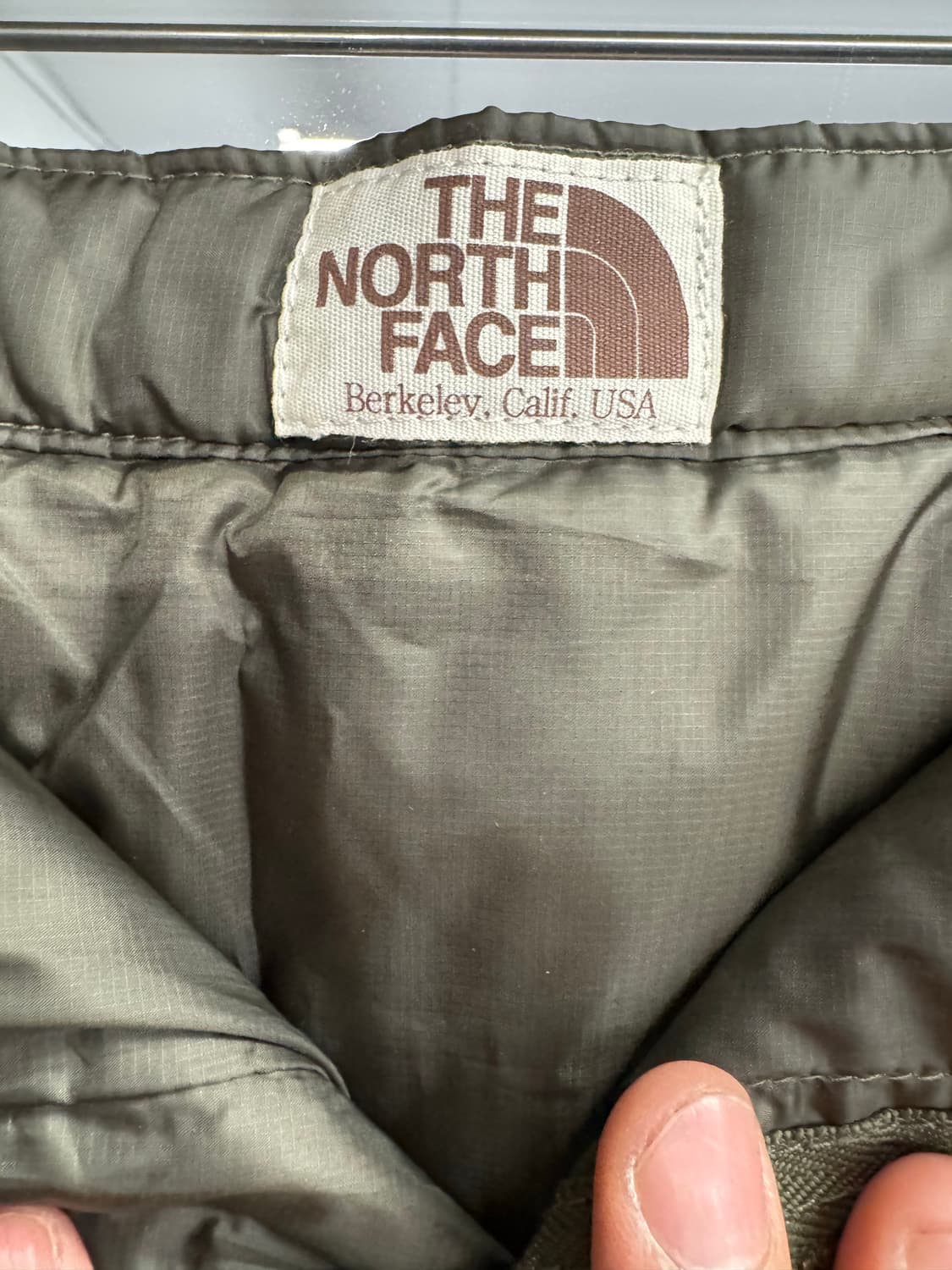 노스페이스 700 카키 패딩 스커트 상품이미지3