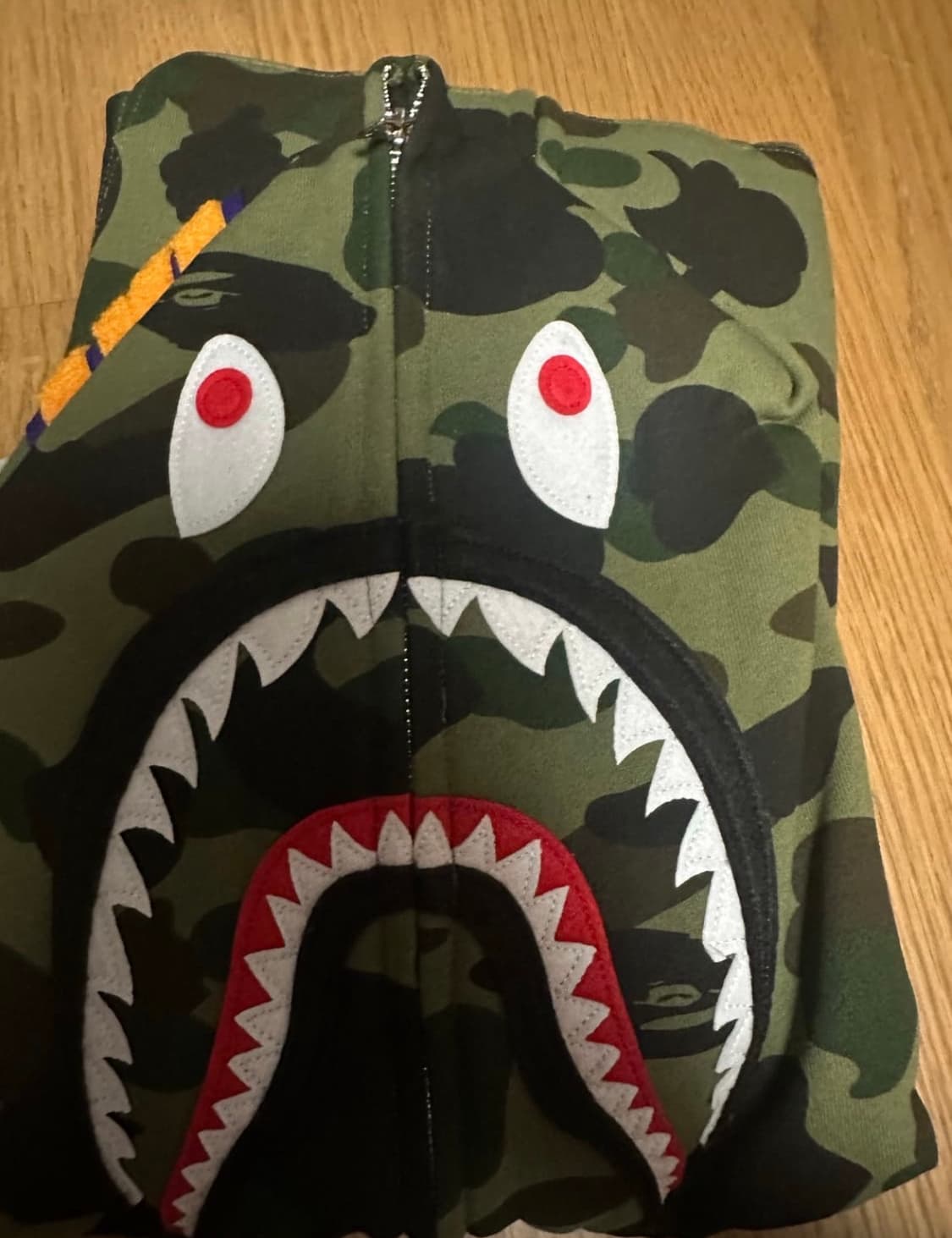 베이프 샤크후드 그린 상품이미지3