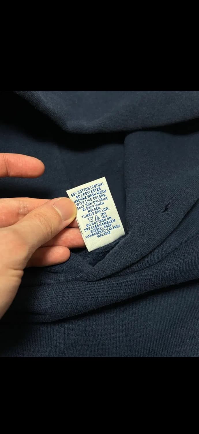 [xl] 90s 빈티지 러셀 후디 네이비 상품이미지5