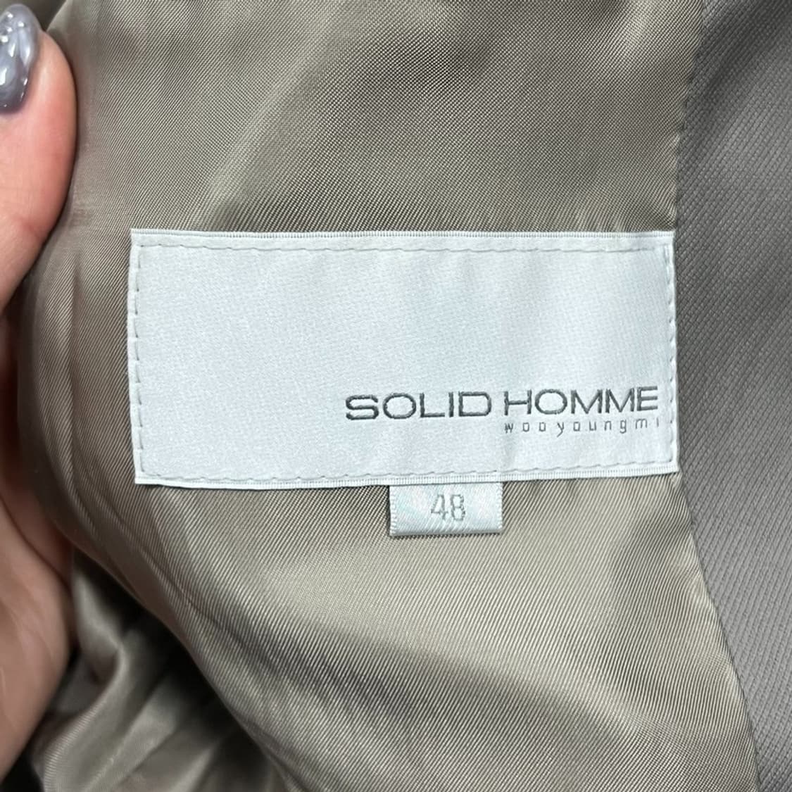 솔리드옴므 하이넥 벨티드 자켓 v0922 상품이미지6