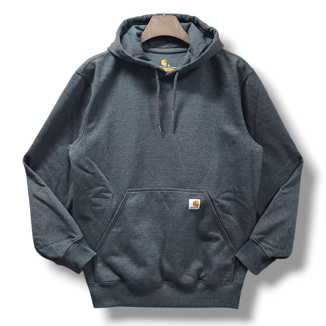 [M] 칼하트 차콜 오리지널 핏 레인디펜더 기모 후드티셔츠 상품이미지1