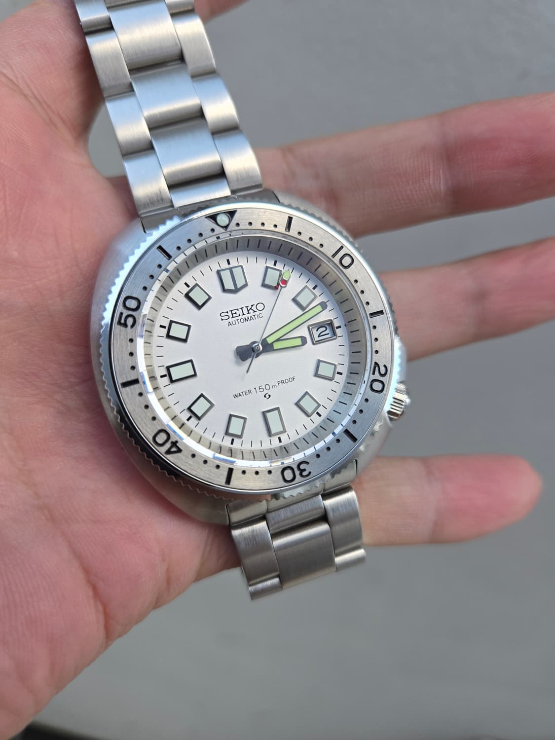 [MOD]세이코 SEIKO 화이트 터틀  NH35 오토매틱 상품이미지2