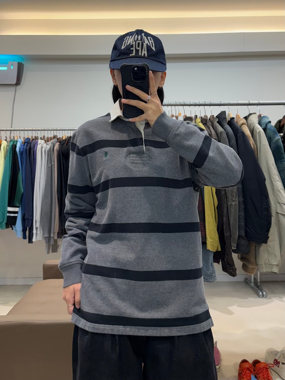 폴로 랄프로렌 스트라이프 럭비티 상품이미지7