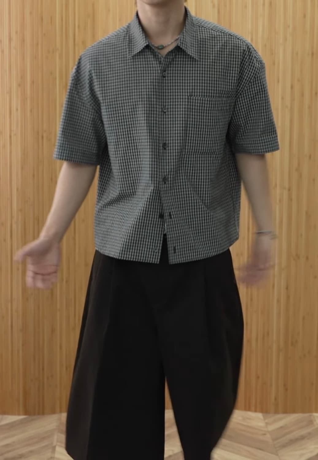 [L]르아브 라오라오 콜라보 반팔 셔츠 상품이미지1