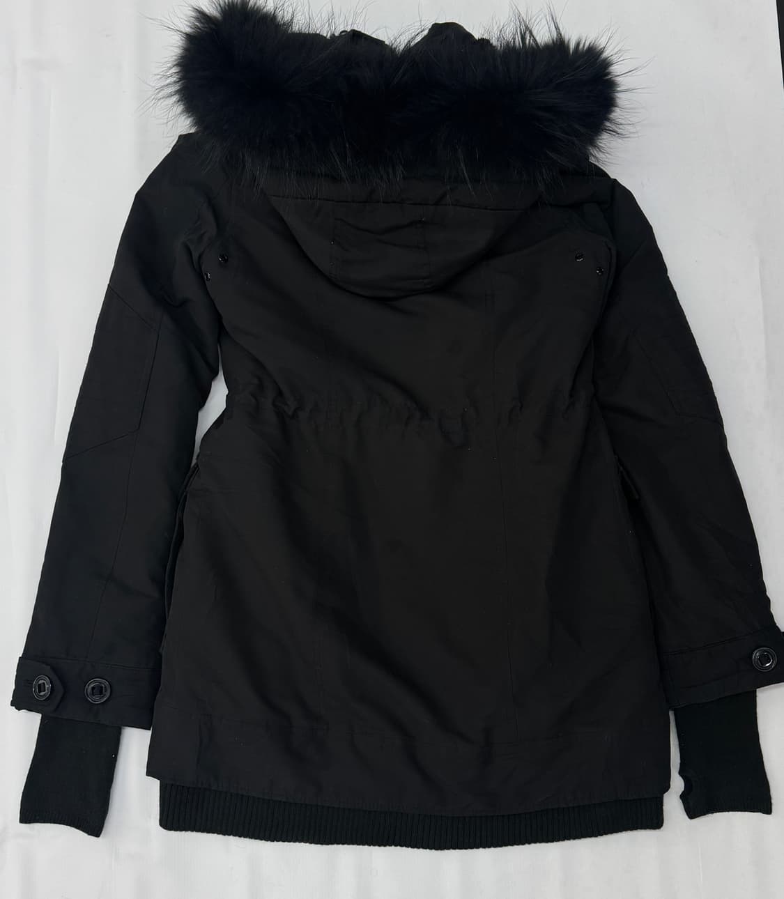 SLY 슬레이 블랙 버클 포인트 패딩 아우터 홀더 야상 일본 빈티지 상품이미지5