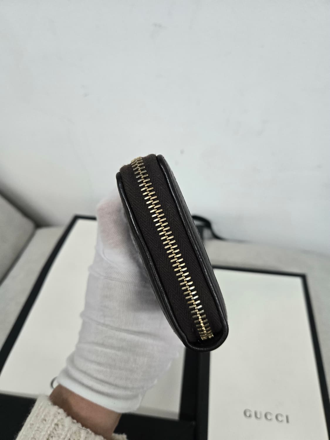 [보증서 정품] 구찌 인터로킹 장지갑 상품이미지2