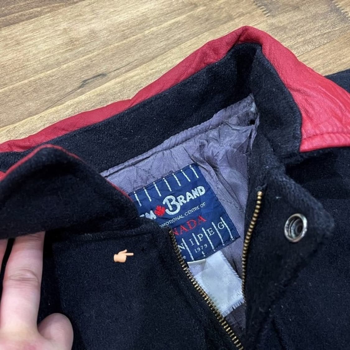 Pem Brand 빈티지 바시티 자켓 (L) 상품이미지5