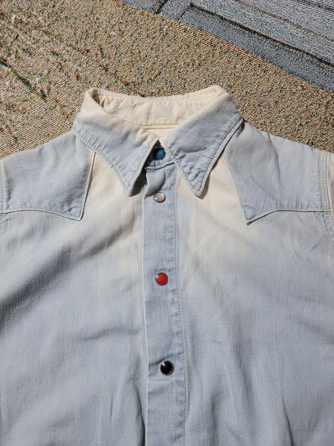 캐피탈 레이디스 웨스턴 데님 셔츠 상품이미지4