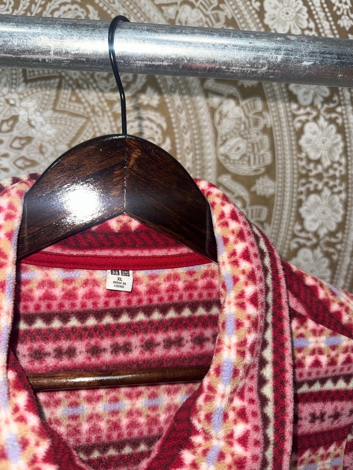 유니클로 핑크 에스닉 후리스  상품이미지5