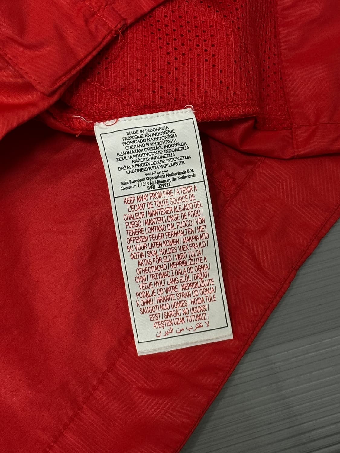 나이키 맨유 AIG 바람막이 자켓 레드 M 상품이미지6