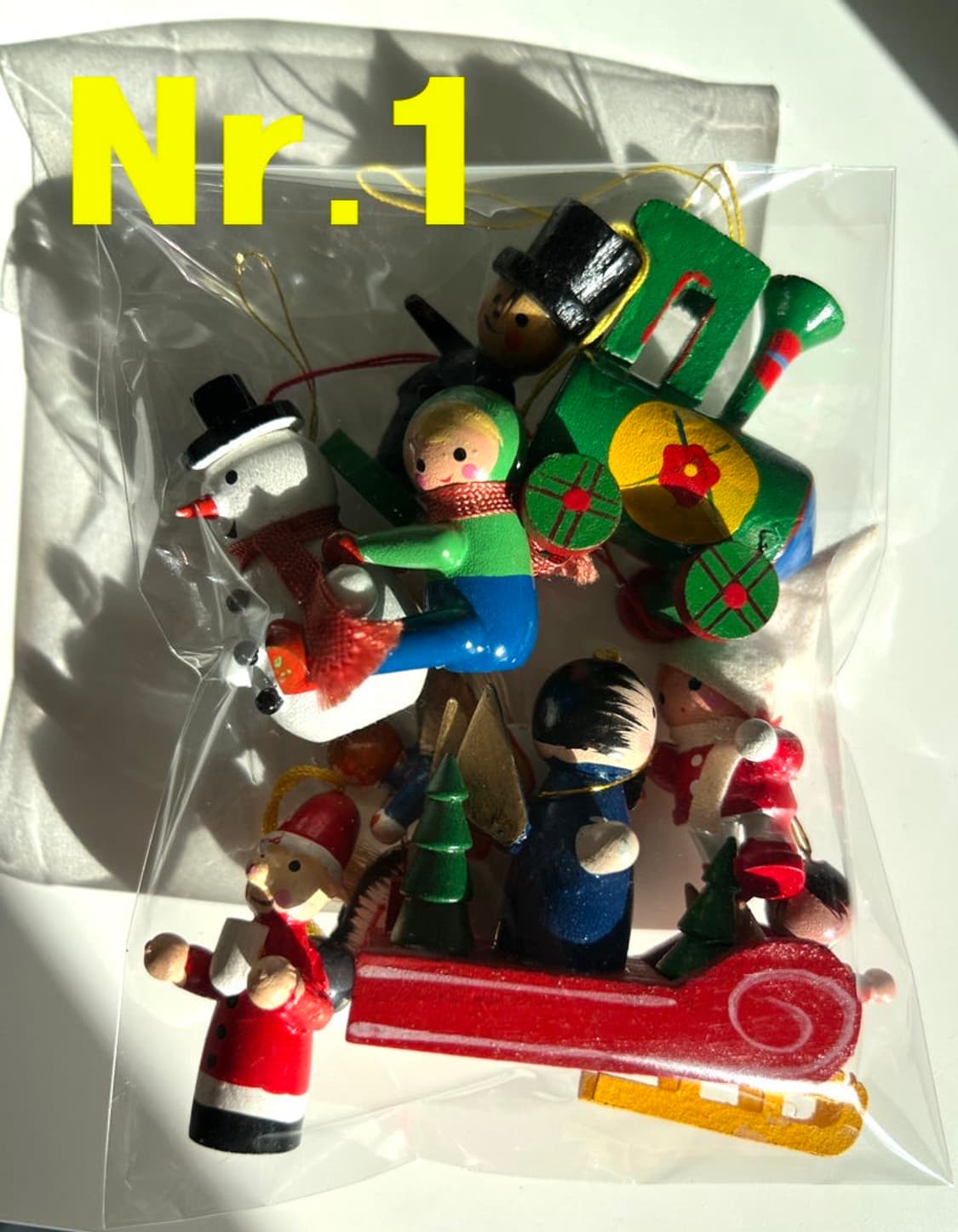 독일 70년대 동독 크리스마스 오너먼트 랜덤 세트 상품이미지1