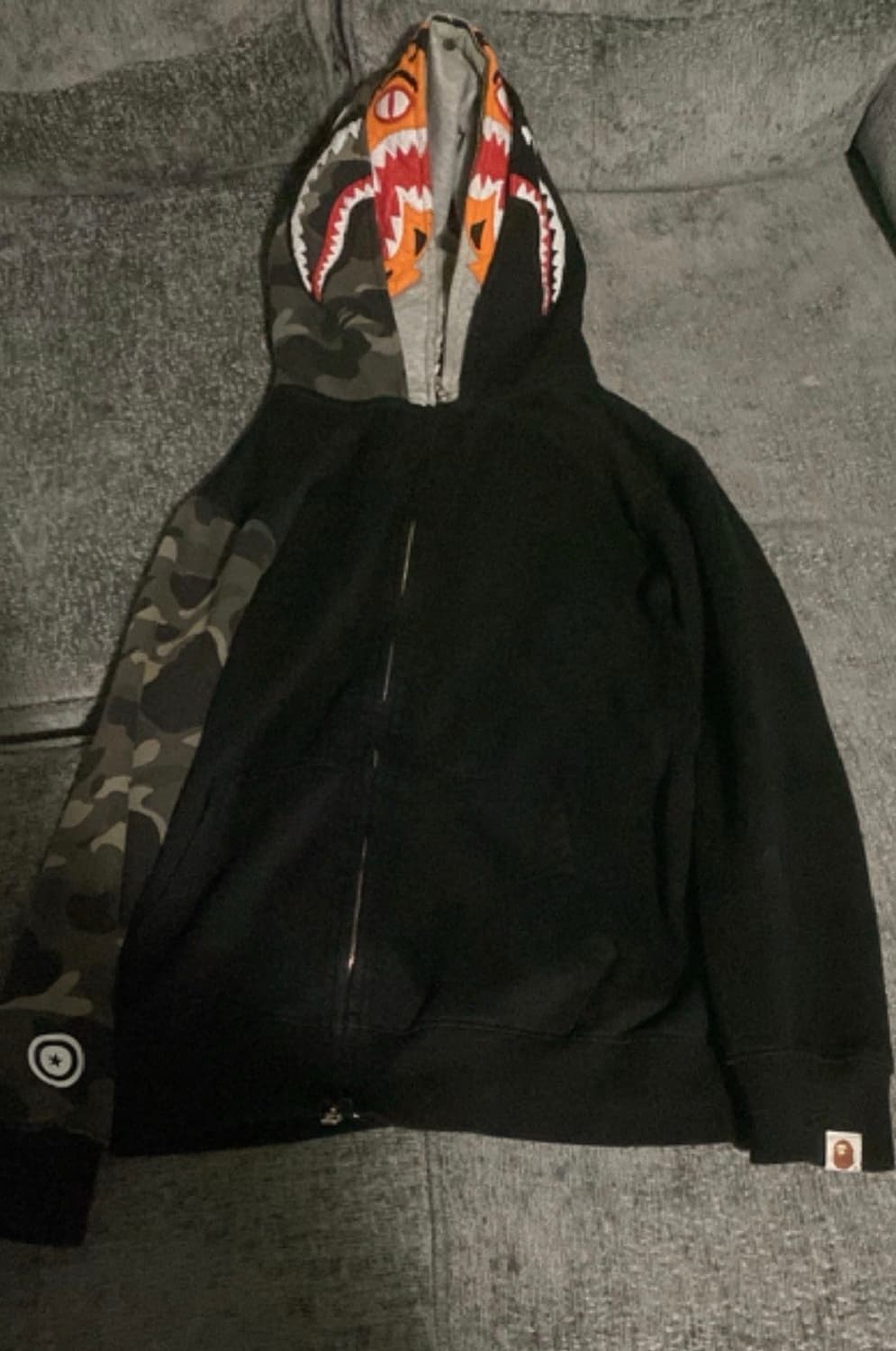 베니프 더블샤크집업 흑계 녹계 M  상품이미지1