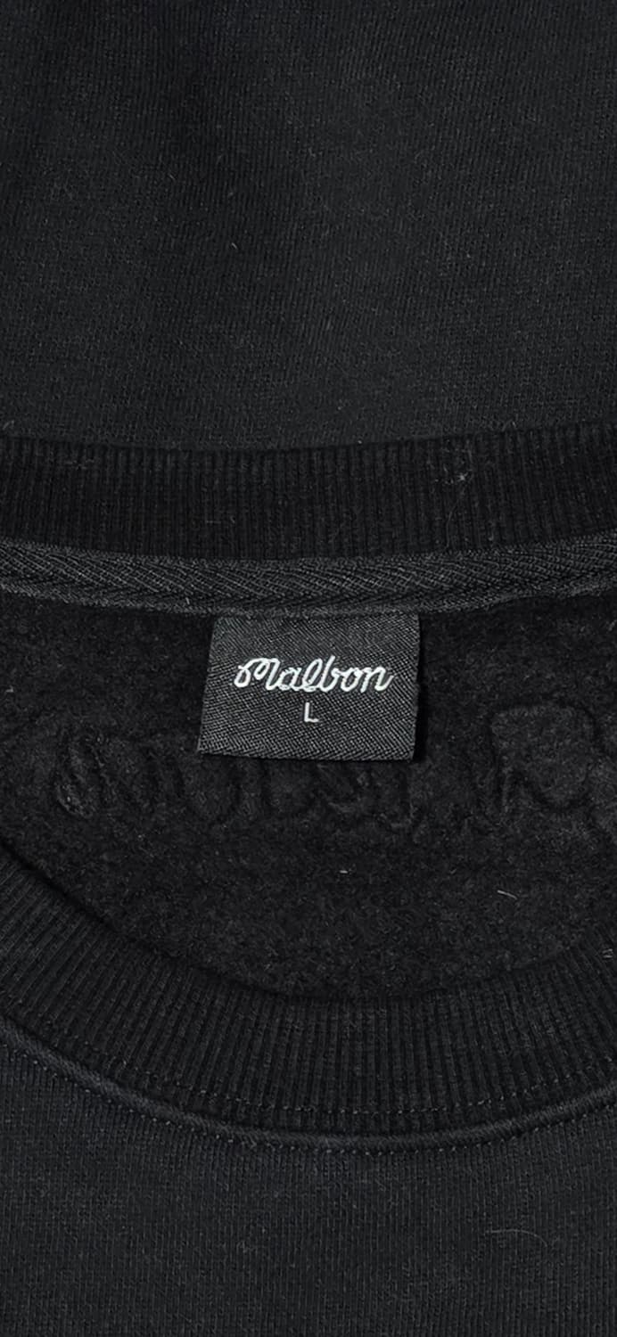 말본 골프 맨투맨 블랙 L 상품이미지3